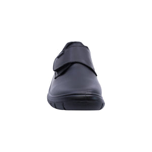 Zapato escolar fusionstep de piel para niño color negro con tira de contacto 164903