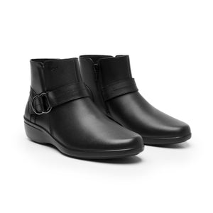 18131 NEGRO FLEXI CALZADO DAMA BOTÍN CASUAL 1