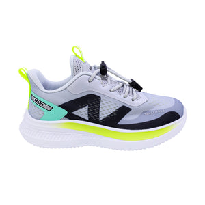 Tenis deportivo para niño color gris con agujeta elástica 205302