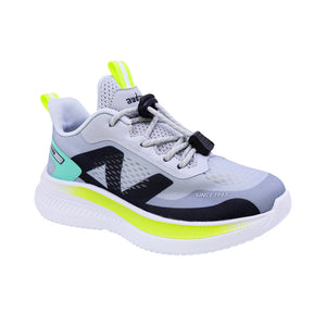 Tenis deportivo para niño color gris con agujeta elástica 205302