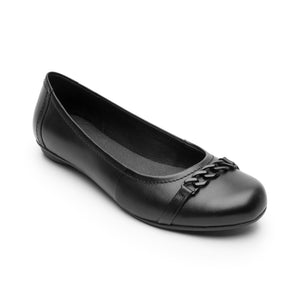 21221 NEGRO FLEXI CALZADO DAMA BALERINA CASUA
