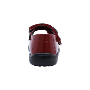 Zapato de charol para niña preescolar color rojo con moño 269100