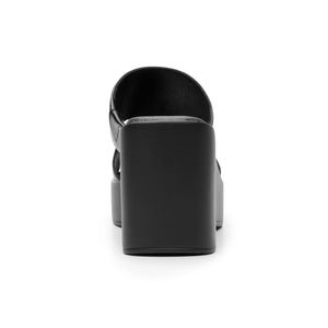 139203 NEGRO FLEXI CALZADO DAMA SANDALIA CUÑA