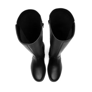 35327 NEGRO FLEXI CALZADO DAMA BOTA ALTA 22 3