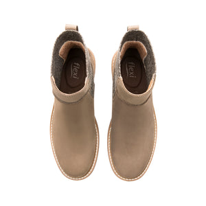 37825 TAUPE FLEXI CALZADO DAMA BOTÍN CASUAL 3