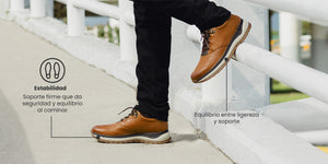 Zapato Outdoor Flexi Randall para Caballero Negro 401001 - beneficios