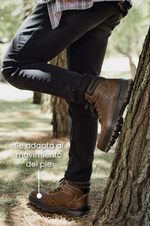 Botín Outdoor Flexi Epic para Caballero Brandy 406003 - beneficios