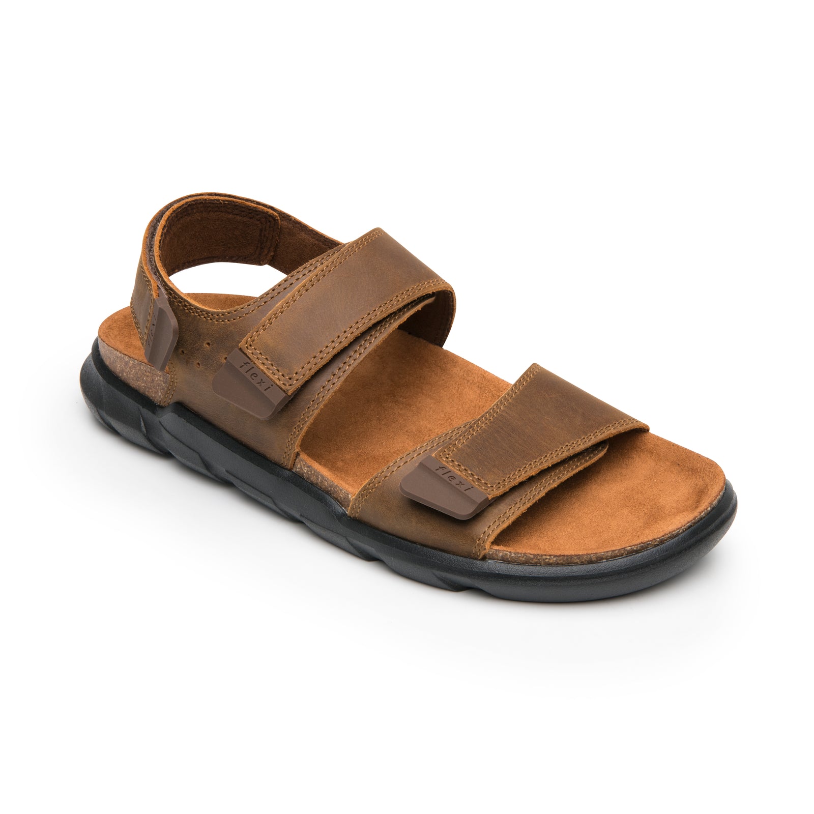 419202 TAN FLEXI CALZADO CABALLERO SANDALIA S