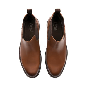 419406 TAN FLEXI CALZADO CABALLERO BOTÍN DRES