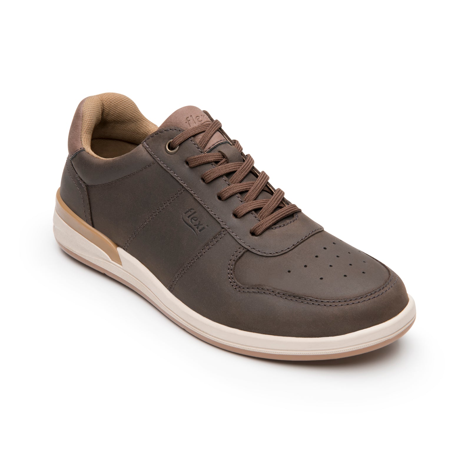 419801 CHOCOLATE FLEXI CALZADO CABALLERO CHOC