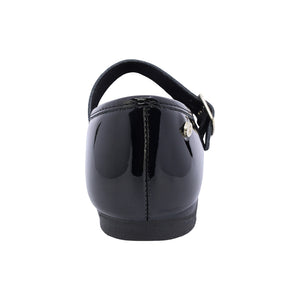Mary jane de charol para niña color negro con doble hebilla 43505