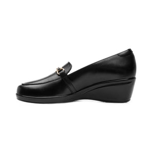 45233 NEGRO FLEXI CALZADO DAMA CHOCLO SEMIVES