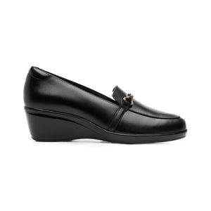 45233 NEGRO FLEXI CALZADO DAMA CHOCLO SEMIVES