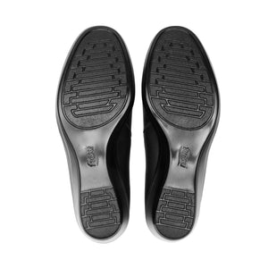 45234 NEGRO FLEXI CALZADO DAMA CHOCLO SEMIVES