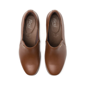 45234 TAN FLEXI CALZADO DAMA CHOCLO SEMIVESTI