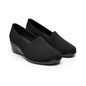 45238 NEGRO FLEXI CALZADO DAMA CHOCLO SEMIVES