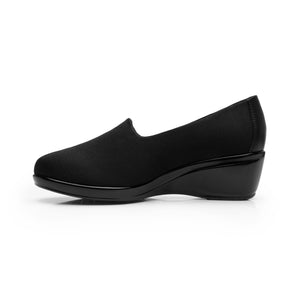 45238 NEGRO FLEXI CALZADO DAMA CHOCLO SEMIVES