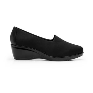 45238 NEGRO FLEXI CALZADO DAMA CHOCLO SEMIVES