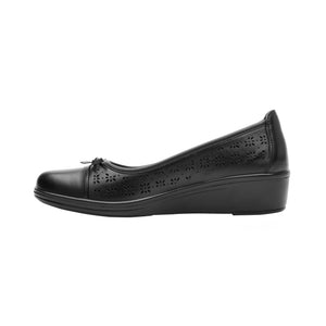 45608 NEGRO FLEXI CALZADO DAMA CHOCLO CASUAL