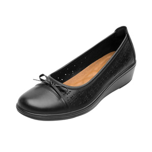 45608 NEGRO FLEXI CALZADO DAMA CHOCLO CASUAL