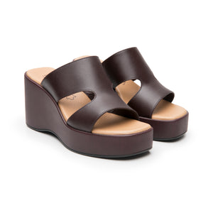 139203 MADERA FLEXI CALZADO DAMA SANDALIA CUÑ