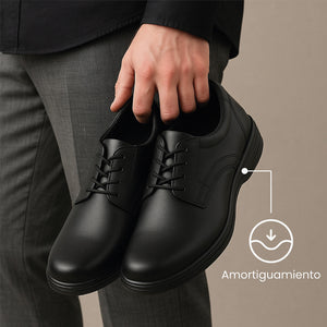 Zapato Dress Casual Flexi Quilmes para Caballero Negro 59301 - beneficios