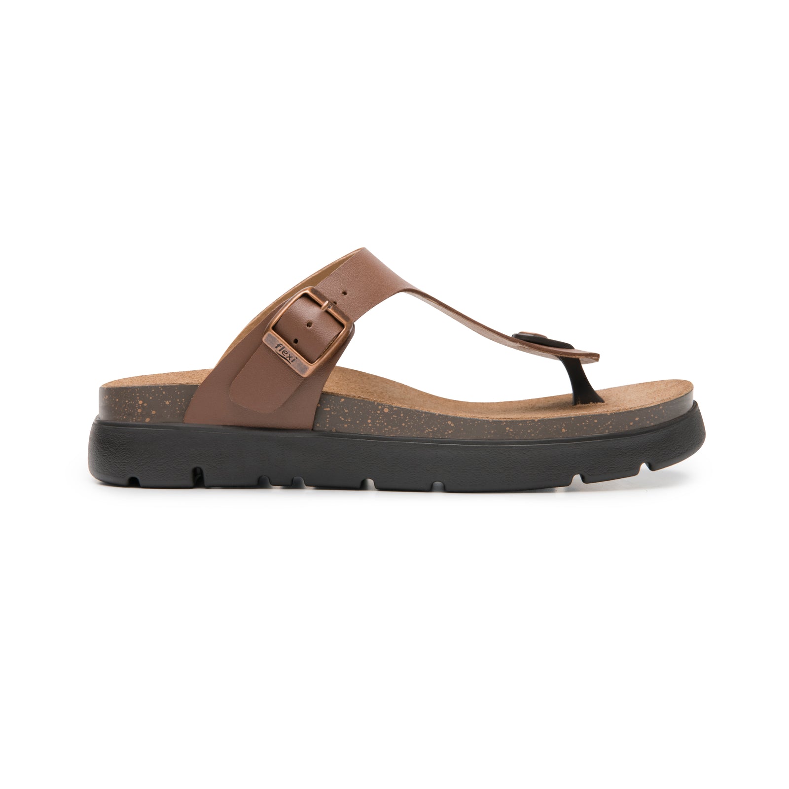 139602 TAN FLEXI CALZADO DAMA SANDALIA SANDAL