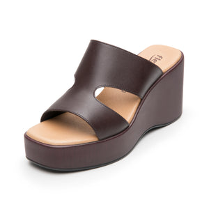 139203 MADERA FLEXI CALZADO DAMA SANDALIA CUÑ