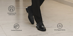 Zapato Semivestir Flexi Salamanca para Caballero Negro 90718 - beneficios