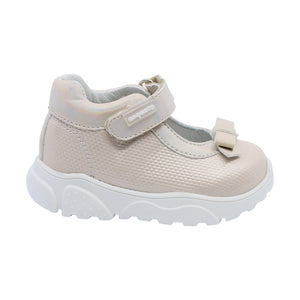 Botitas Mary Jane Softy Para Bebé Niña Color Oro Con Tira De Contacto 955600