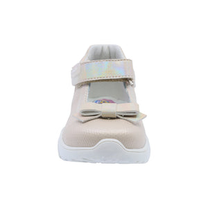 Botitas Mary Jane Softy Para Bebé Niña Color Oro Con Tira De Contacto 955600