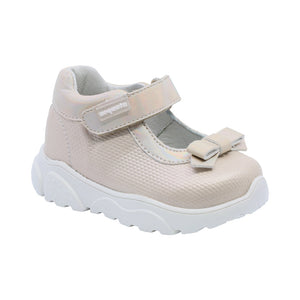 Botitas Mary Jane Softy Para Bebé Niña Color Oro Con Tira De Contacto 955600