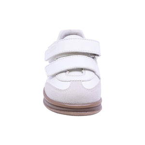 Tenis casual para bebé niña color blanco con Doble Tira De Contacto y estrella 955806