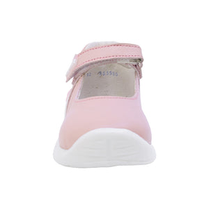 Balerinas Softy de piel para bebé niña color rosa con tira de contacto 955900
