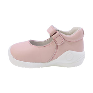 Balerinas Softy de piel para bebé niña color rosa con tira de contacto 955900
