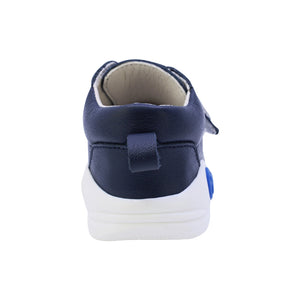 Botitas softy de piel para bebé niño color azul con tira de contacto 956000