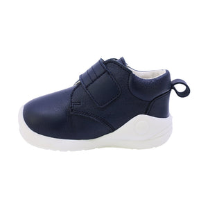 Botitas softy de piel para bebé niño color azul con tira de contacto 956000