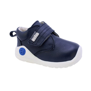Botitas softy de piel para bebé niño color azul con tira de contacto 956000