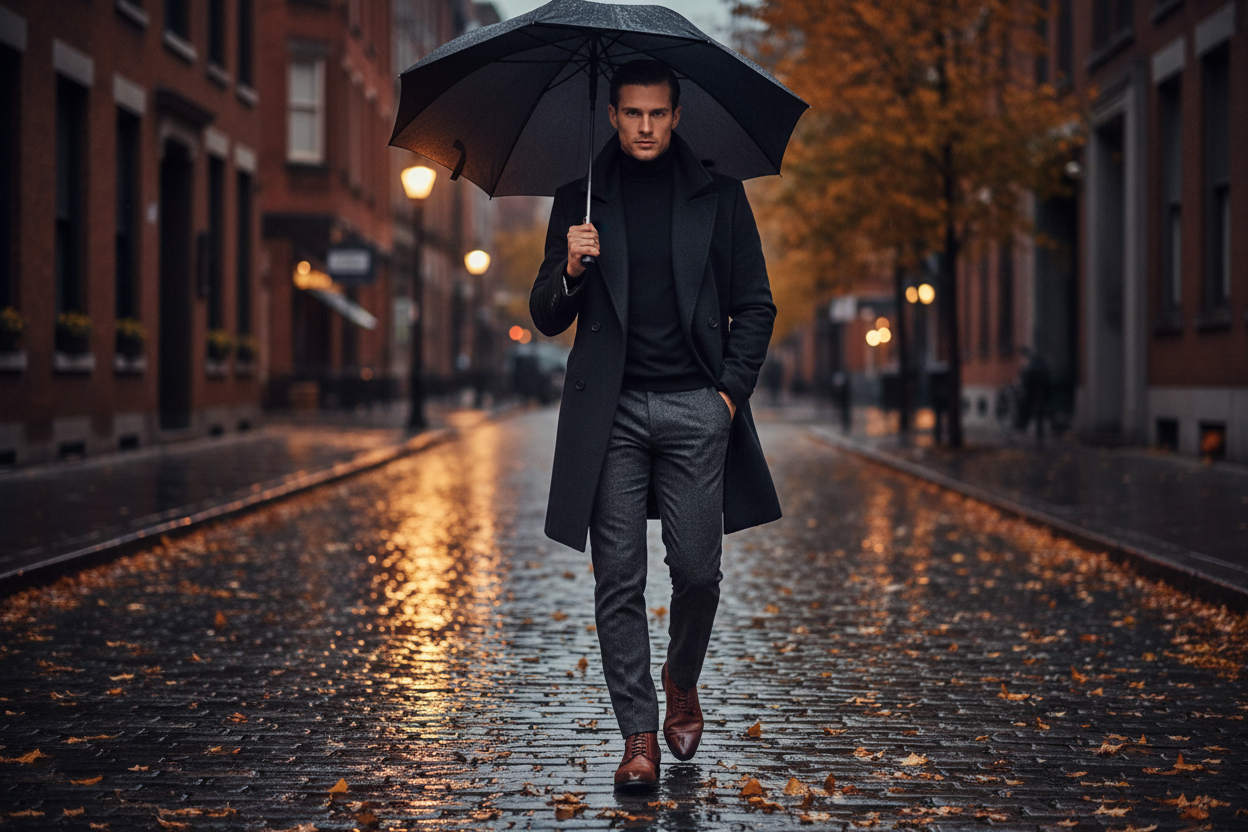 Hombre Caminando Calzado Otoño Invierno